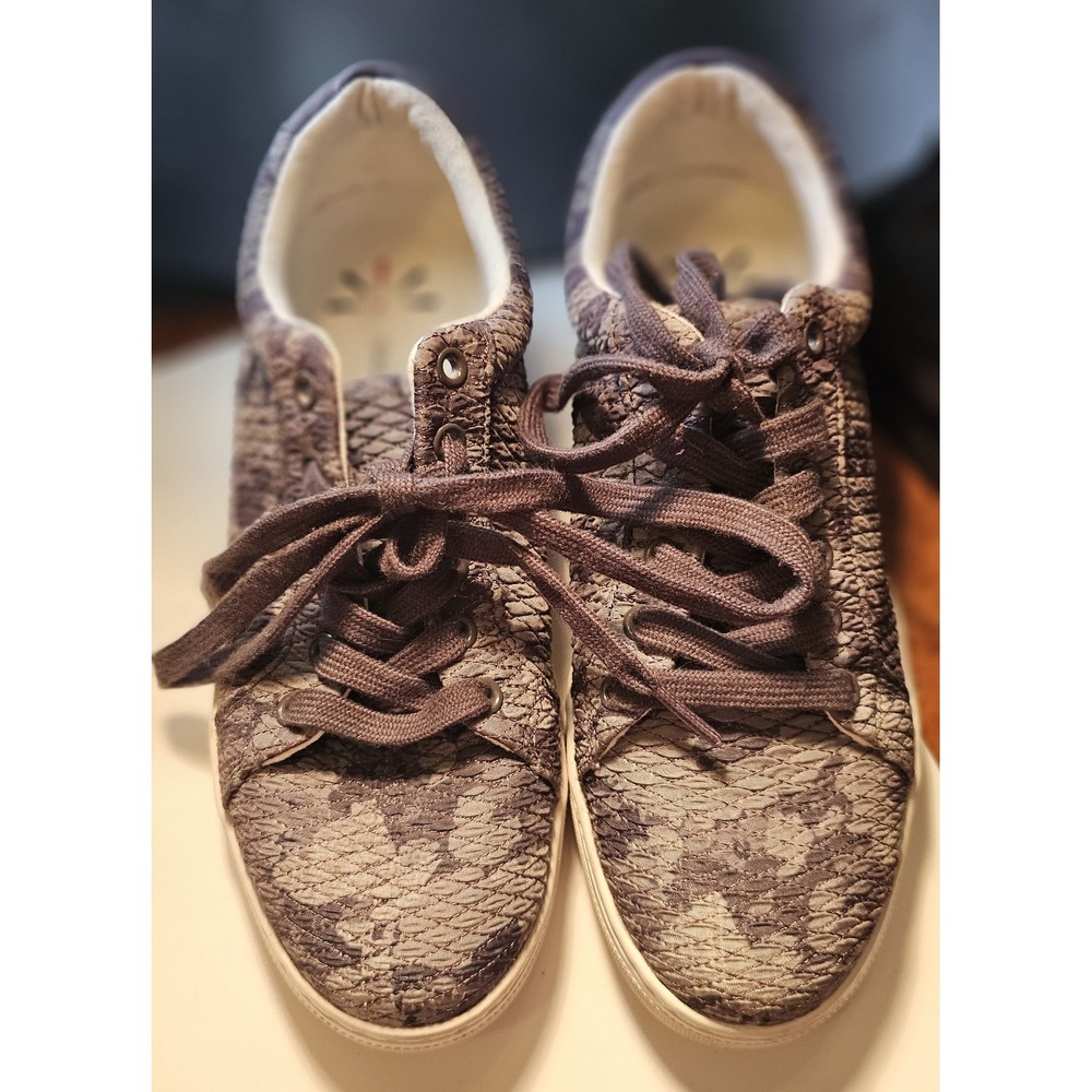 Isaac Mizrahi Live Womens Banet Sneaker‎ Shoes Gray A310802 Camouflage 7.5M